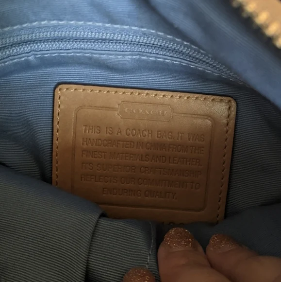 COACH Monogram Logo Handbag Purse 👜 - Picture 7 of 10